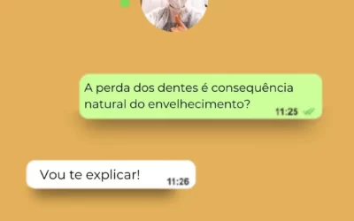 A perda dos dentes e consequência natural do envelhecimento?