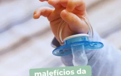 Malefícios da chupeta e mamadeira